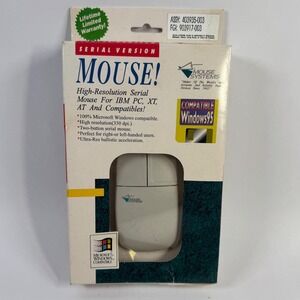 Vintage Serial Mouse‎ Systems Mouse IBM PC XT AT Windows 95 New Open Box